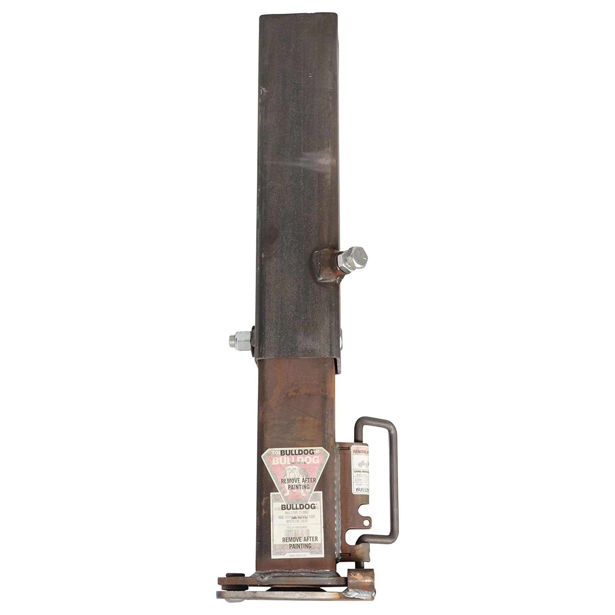 Bulldog Coupler Adjustable Pin with Square Tube Gooseneck Coupler and Hammerblow - VMInnovations