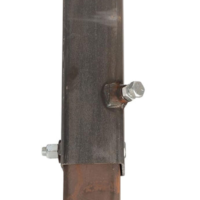 Bulldog Coupler Adjustable Pin with Square Tube Gooseneck Coupler and Hammerblow - VMInnovations