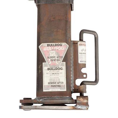 Bulldog Coupler Adjustable Pin with Square Tube Gooseneck Coupler and Hammerblow - VMInnovations