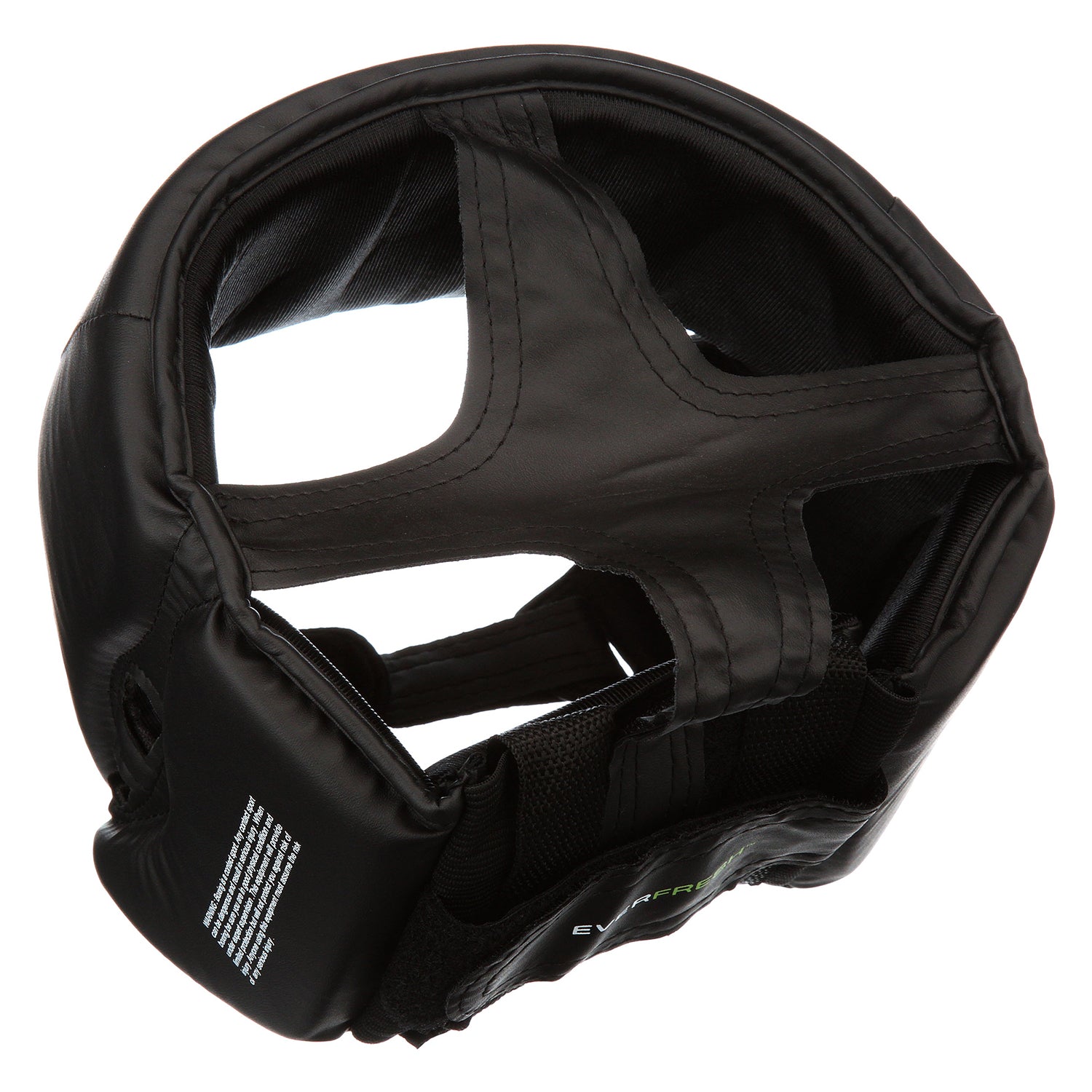 Everlast Everfresh Adult Protective Sport Training Padded Boxing Headgear, Black