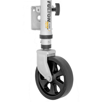 Fulton 12 Inch Travel Weld On Swing Away XLT Trailer Jack with Sharkskin Finish - VMInnovations