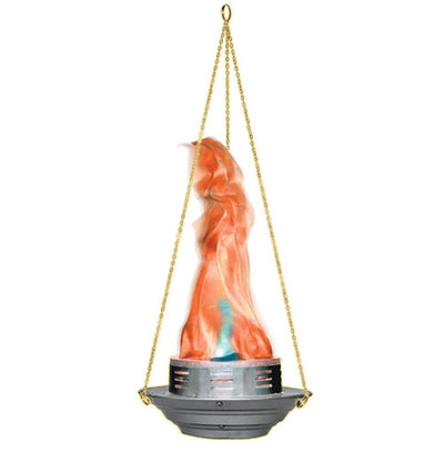 (4) CHAUVET BOB LED DJ Fire/Flame Simulator Lights w/ Table Legs & Hanging Chain