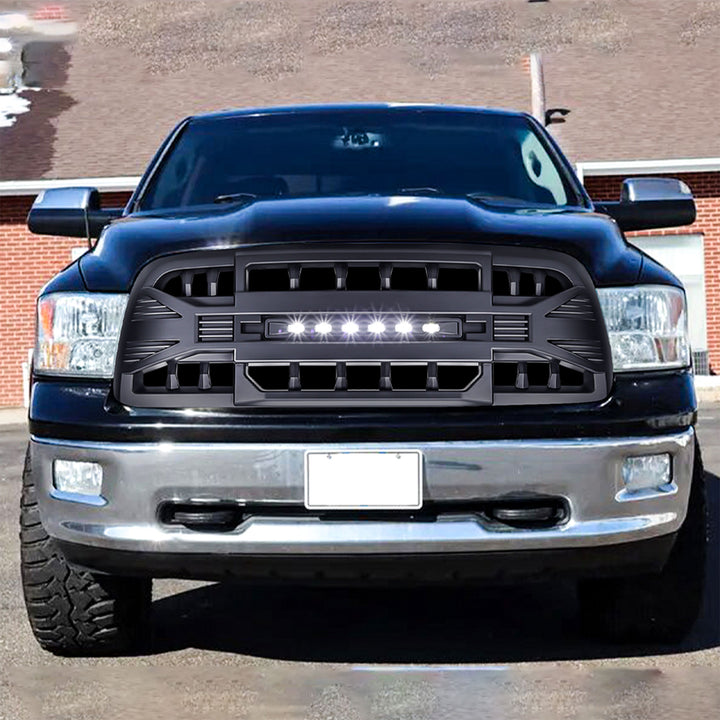 AMERICAN MODIFIED Armor Grille for 2013-2018 Dodge Ram 2500/3500, Matte Black