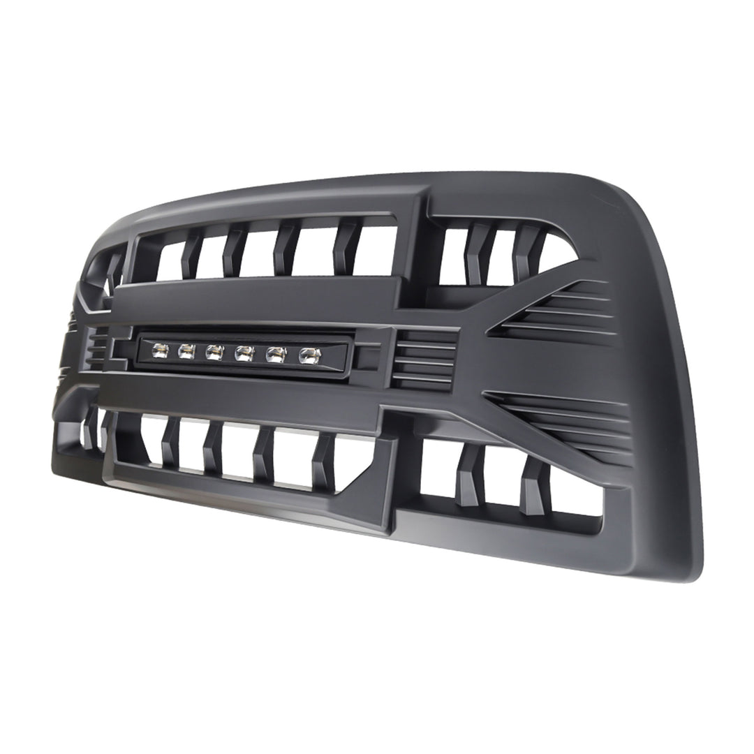 AMERICAN MODIFIED Grille for 13-18 Dodge Ram 2500/3500, Matte Black (For Parts)