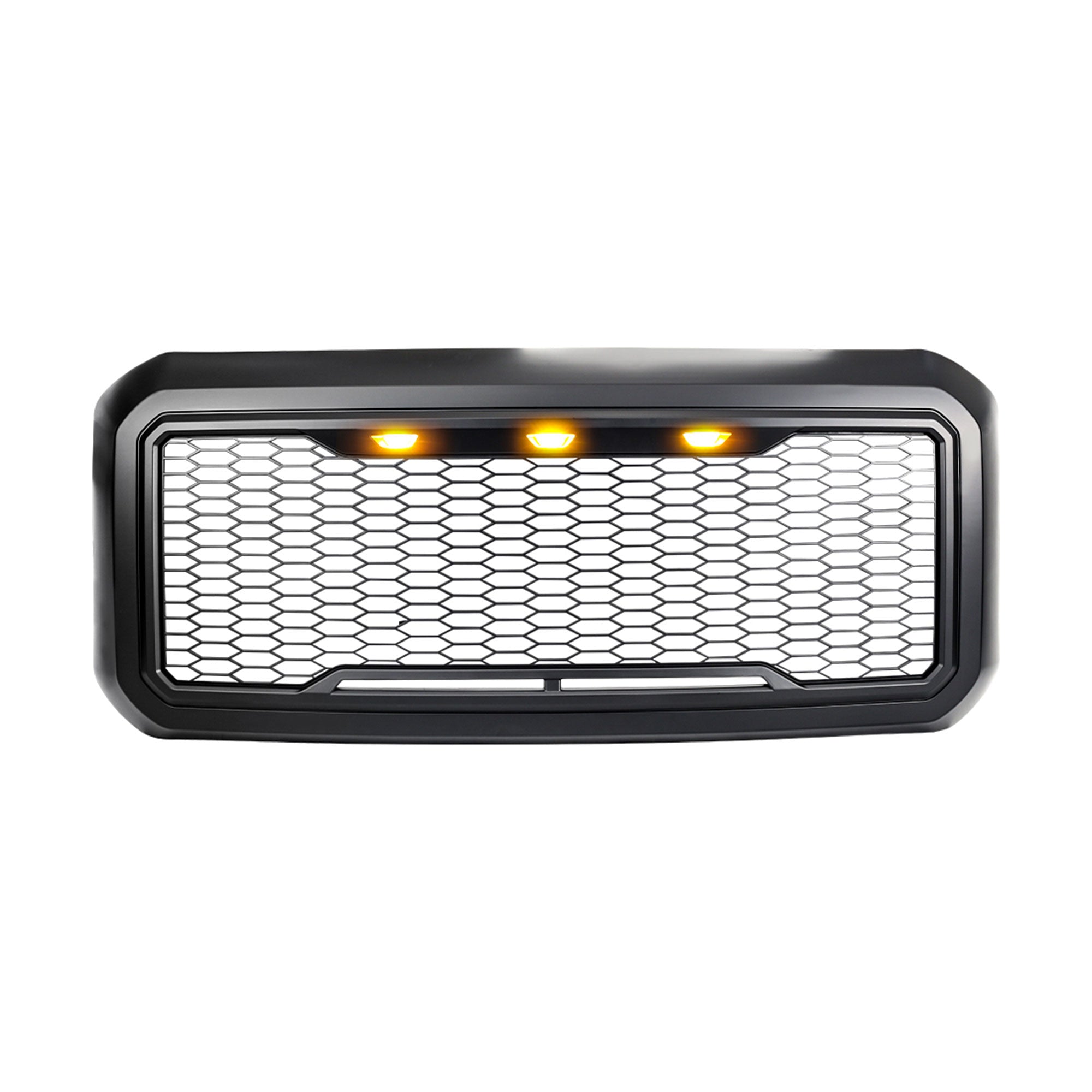AMERICAN MODIFIED Grille for 11-16 Ford F250/350/450/550, Matte Black (Used) - VMInnovations