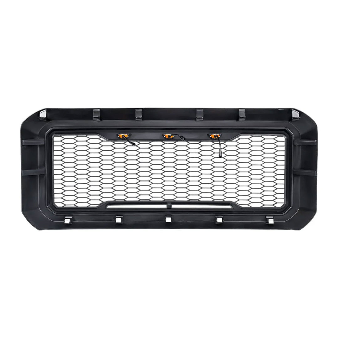 AMERICAN MODIFIED Grille for 11-16 Ford F250/350/450/550, Matte Black (Used)