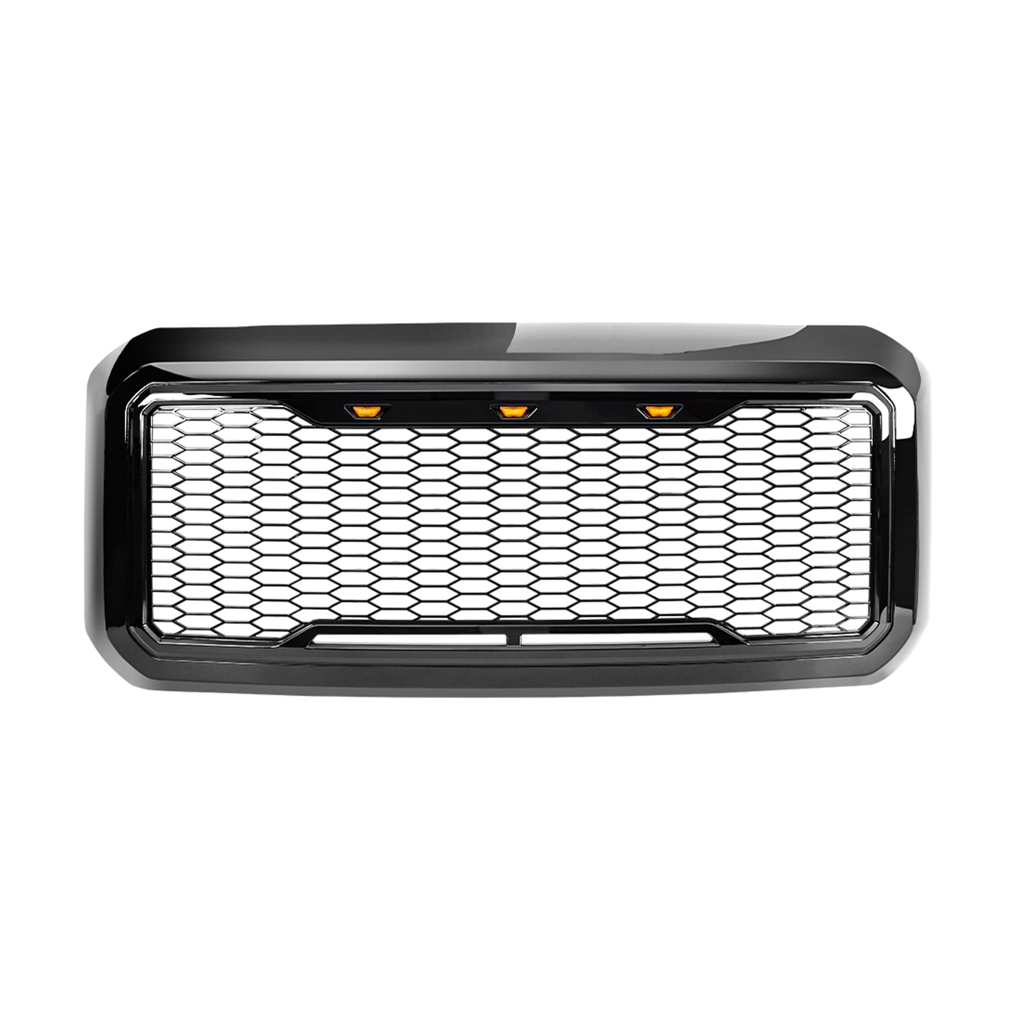 AMERICAN MODIFIED Front Grille for 2011-2016 Ford, Glossy Black (Open Box) - VMInnovations