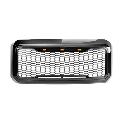 AMERICAN MODIFIED Front Grille for 2011-2016 Ford, Glossy Black (Open Box) - VMInnovations