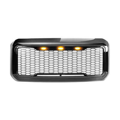 AMERICAN MODIFIED Front Grille for 2011-2016 Ford, Glossy Black (Open Box) - VMInnovations