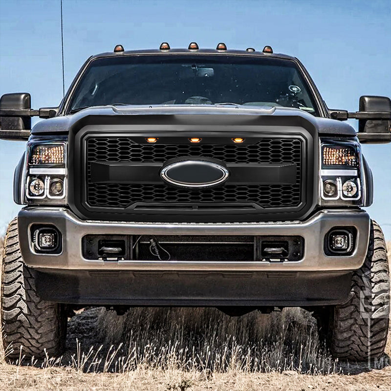 AMERICAN MODIFIED Raptor Style Mesh Grille for 2011-2016 Ford F250/350/450/550