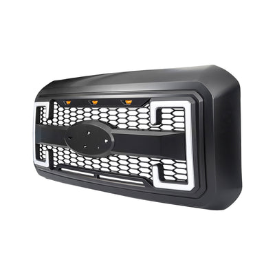 AMERICAN MODIFIED Raptor Style Mesh Grille for 2011-2016 Ford F250/350/450/550 - VMInnovations