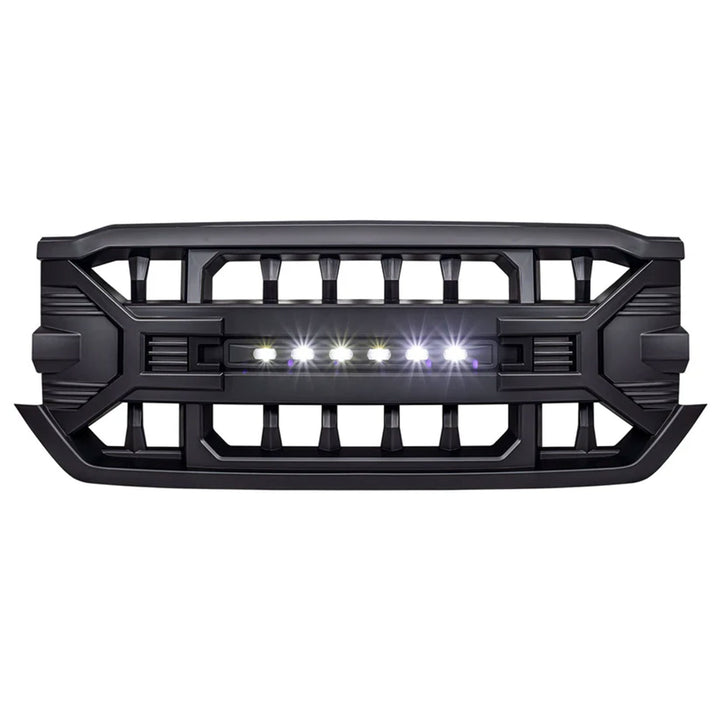 AMERICAN MODIFIED Armor Grille for 16-19 Chevrolet Silverado 1500, Matte Black