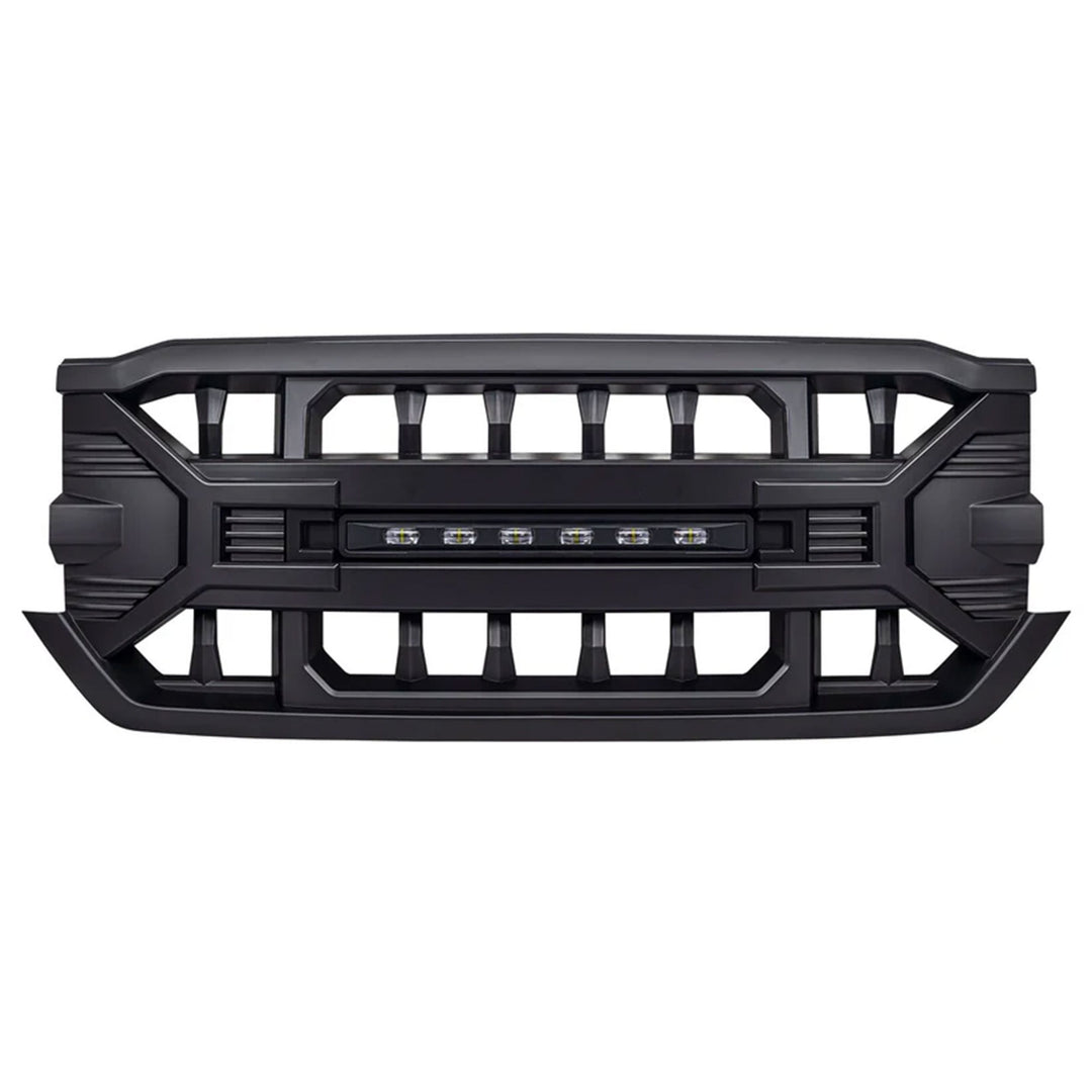 AMERICAN MODIFIED Armor Grille for 16-19 Chevrolet Silverado 1500, Matte Black