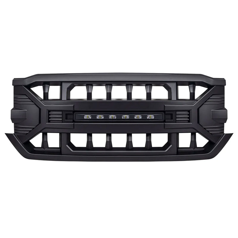 AMERICAN MODIFIED Armor Grille for 16-19 Chevrolet Silverado 1500, Matte Black