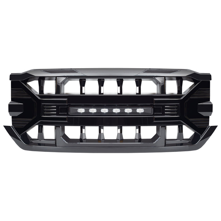 AMERICAN MODIFIED Armor Grille, '16-'19 Chevy Silverado 1500, Glossy Black(Used)