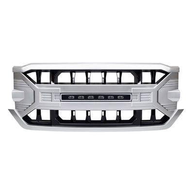 AMERICAN MODIFIED Armor Grille for 2016-2019 Chevrolet Silverado 1500, Silver