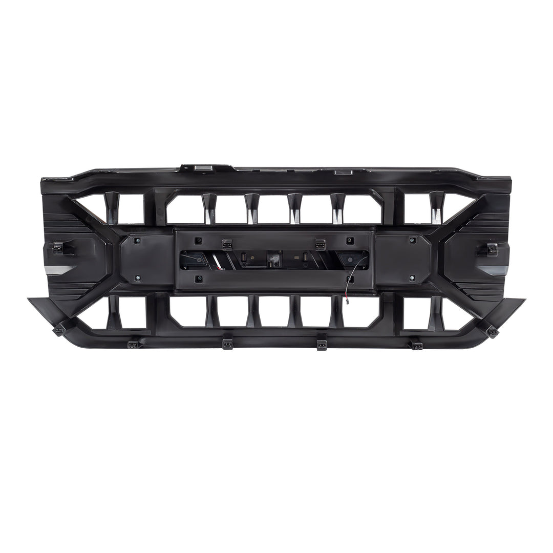 AMERICAN MODIFIED Armor Grille for 2016-2019 Chevy Silverado 1500, Matte Black