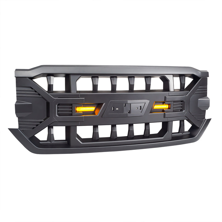 AMERICAN MODIFIED Armor Grille for 2016-2019 Chevy Silverado 1500, Matte Black