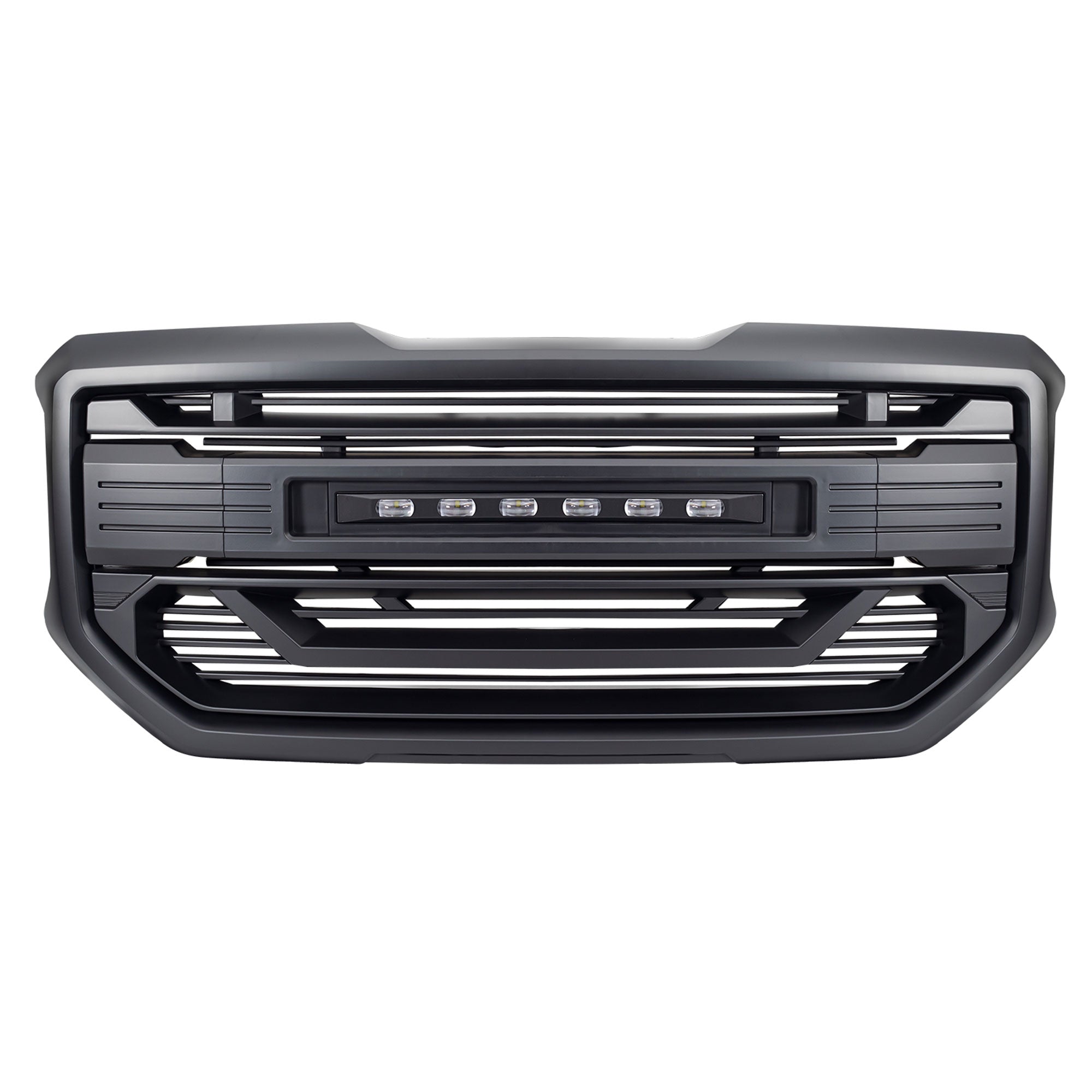 AMERICAN MODIFIED Armor Grille for 2016 to 2018 GMC Sierra 1500 Black (Open Box) - VMInnovations