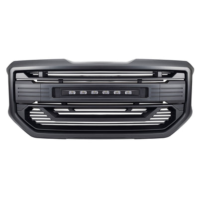 AMERICAN MODIFIED Armor Grille for 2016 to 2018 GMC Sierra 1500 Black (Open Box) - VMInnovations