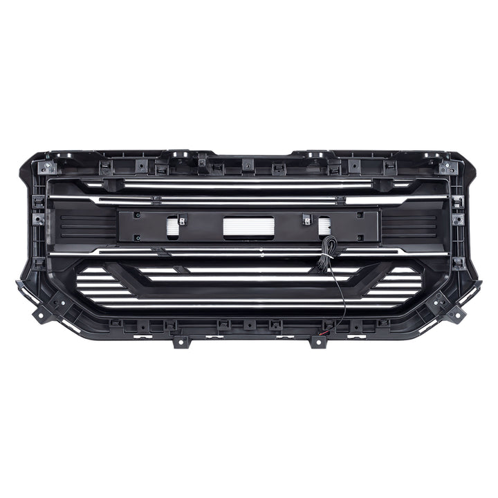 AMERICAN MODIFIED Armor Grille for 2016 to 2018 GMC Sierra 1500, Glossy Black (Open Box)
