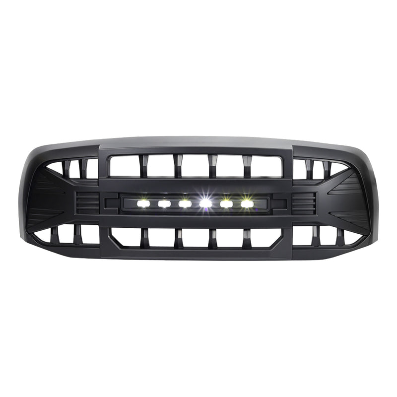 AMERICAN MODIFIED Armor Grille for 2006 to 2008 Dodge Ram 1500, Matte Black