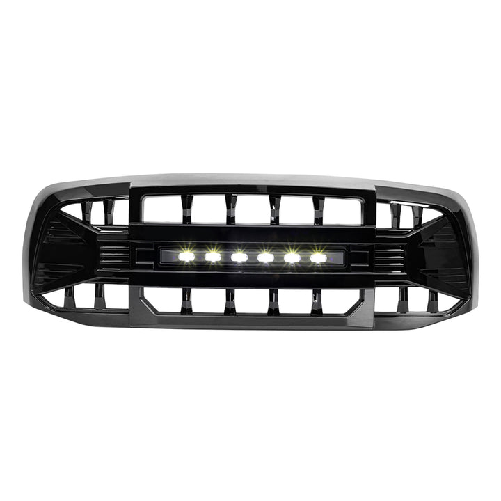 AMERICAN MODIFIED Armor Grille for 06-08 Dodge Ram 1500, Glossy Black (Open Box)