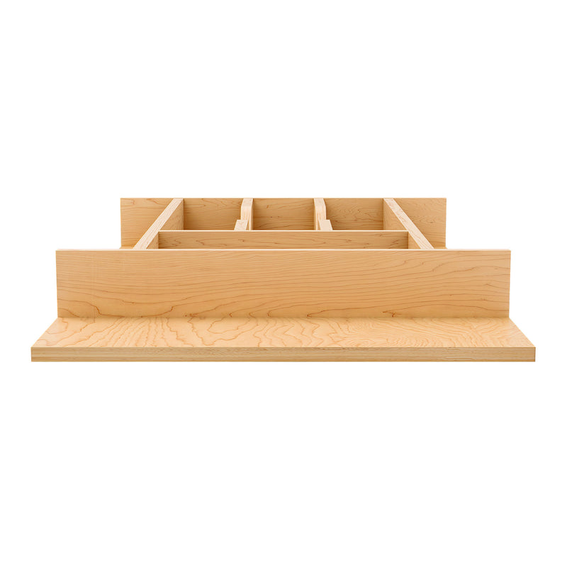 Rev-A-Shelf Natural Maple Right Size Utensil Drawer Insert, 16-1/4" x 19-1/2"