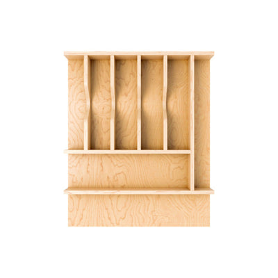 Rev-A-Shelf Natural Maple Right Size Utensil Drawer Insert, 19-1/4" x 19-1/2"