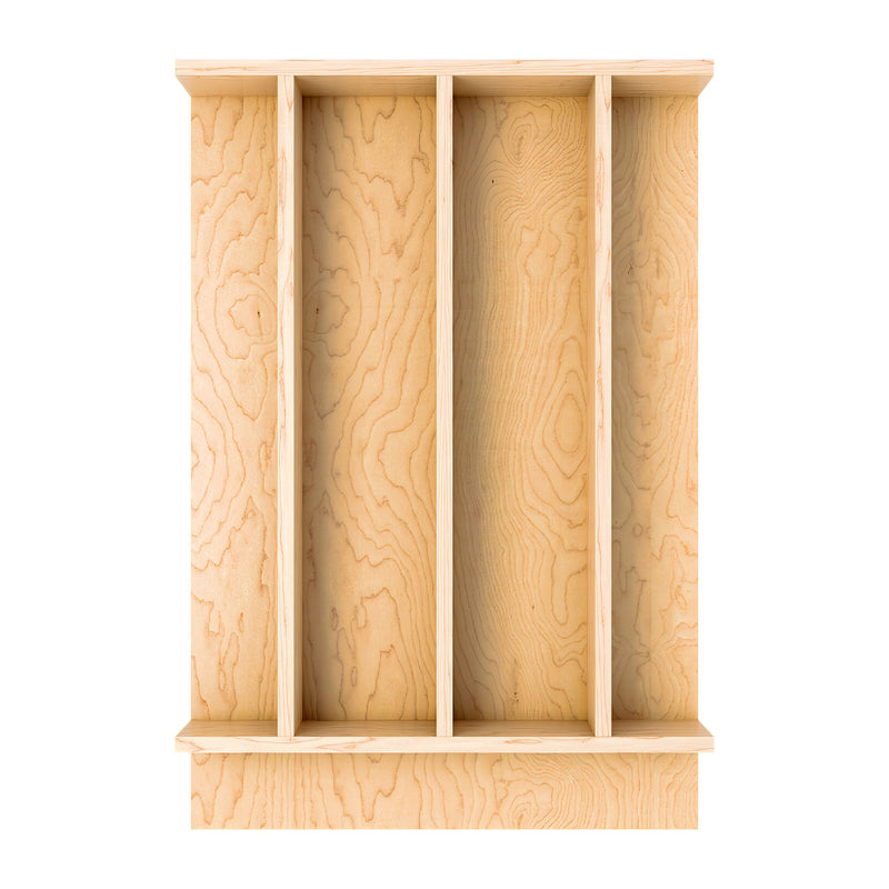 Rev-A-Shelf Natural Maple Right Size Utensil Drawer Insert, 13-1/4" x 19-1/2"
