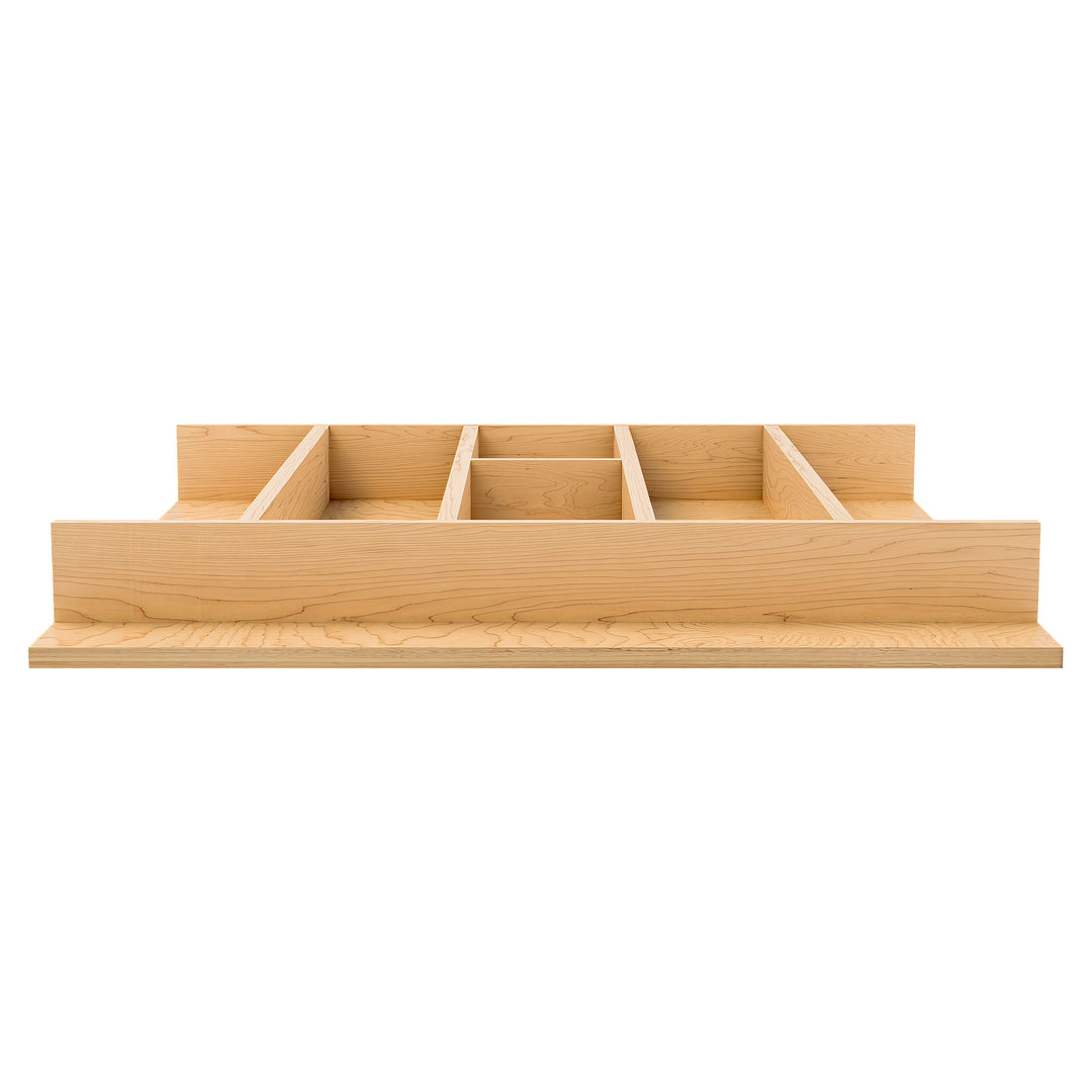 Rev-A-Shelf Natural Maple Right Size Utensil Drawer Insert, 19-1/4" x 19-1/2"