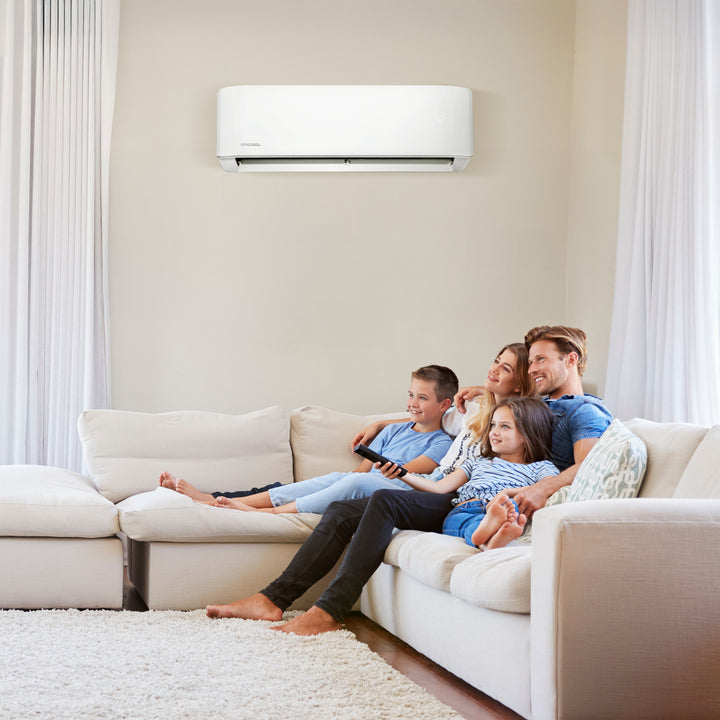 MRCOOL Advantage 12,000 BTU Ductless Inverter Wall Mount Heat Pump System, White - VMInnovations