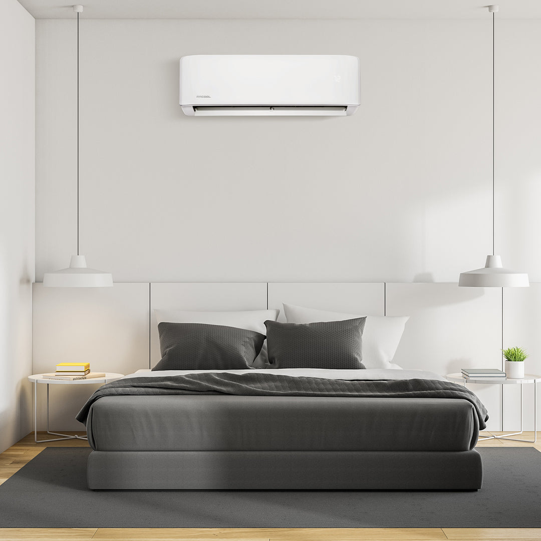 MRCOOL Advantage 12,000 BTU Ductless Inverter Wall Mount Heat Pump System, White - VMInnovations