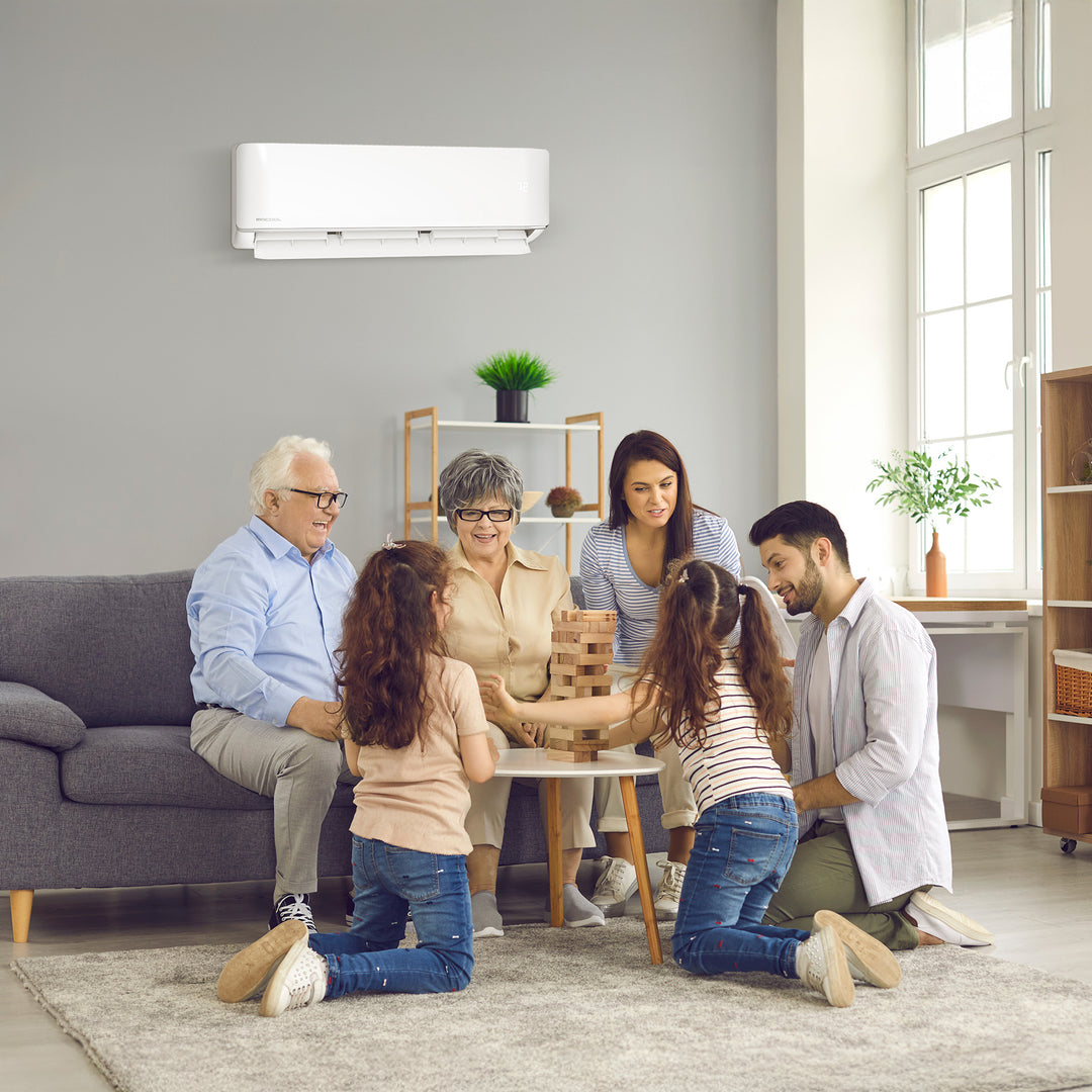 MRCOOL Advantage 12,000 BTU Ductless Inverter Wall Mount Heat Pump System, White - VMInnovations