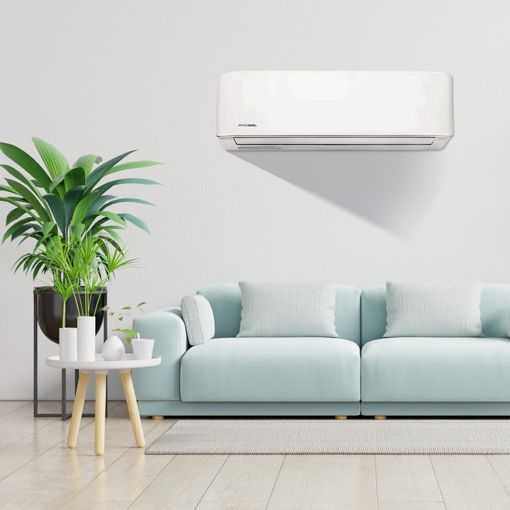 MRCOOL Advantage 12,000 BTU Ductless Inverter Wall Mount Heat Pump System, White - VMInnovations
