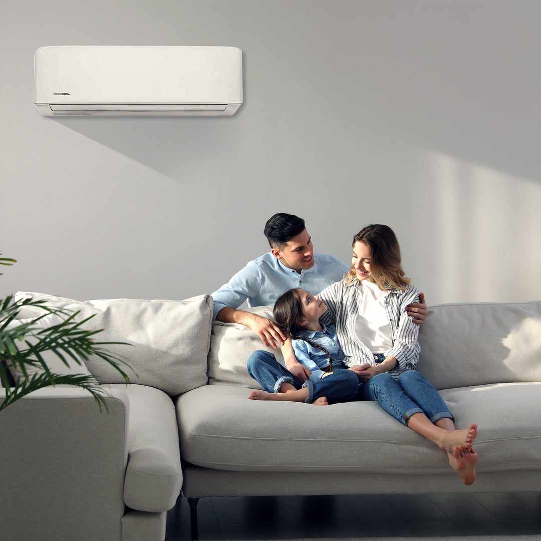 MRCOOL Advantage 12,000 BTU Ductless Inverter Wall Mount Heat Pump System, White - VMInnovations