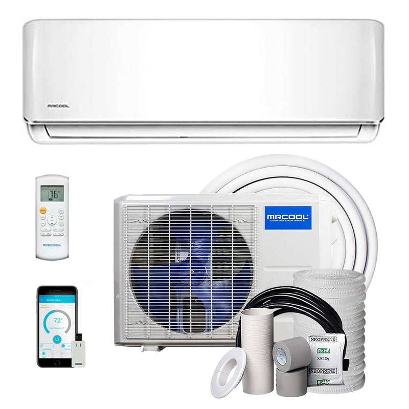 MRCOOL Advantage 18,000 BTU Ductless Inverter Wall Mount Heat Pump System, White