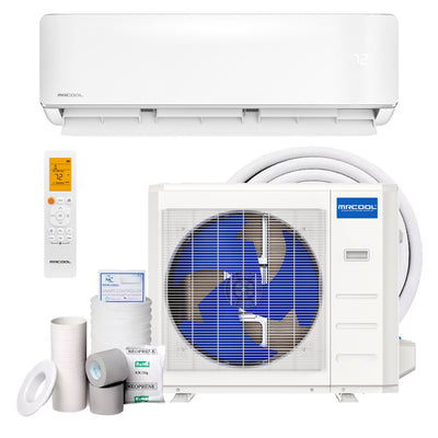 MRCOOL Advantage 36,000 BTU Ductless Inverter Wall Mount Heat Pump System, White - VMInnovations