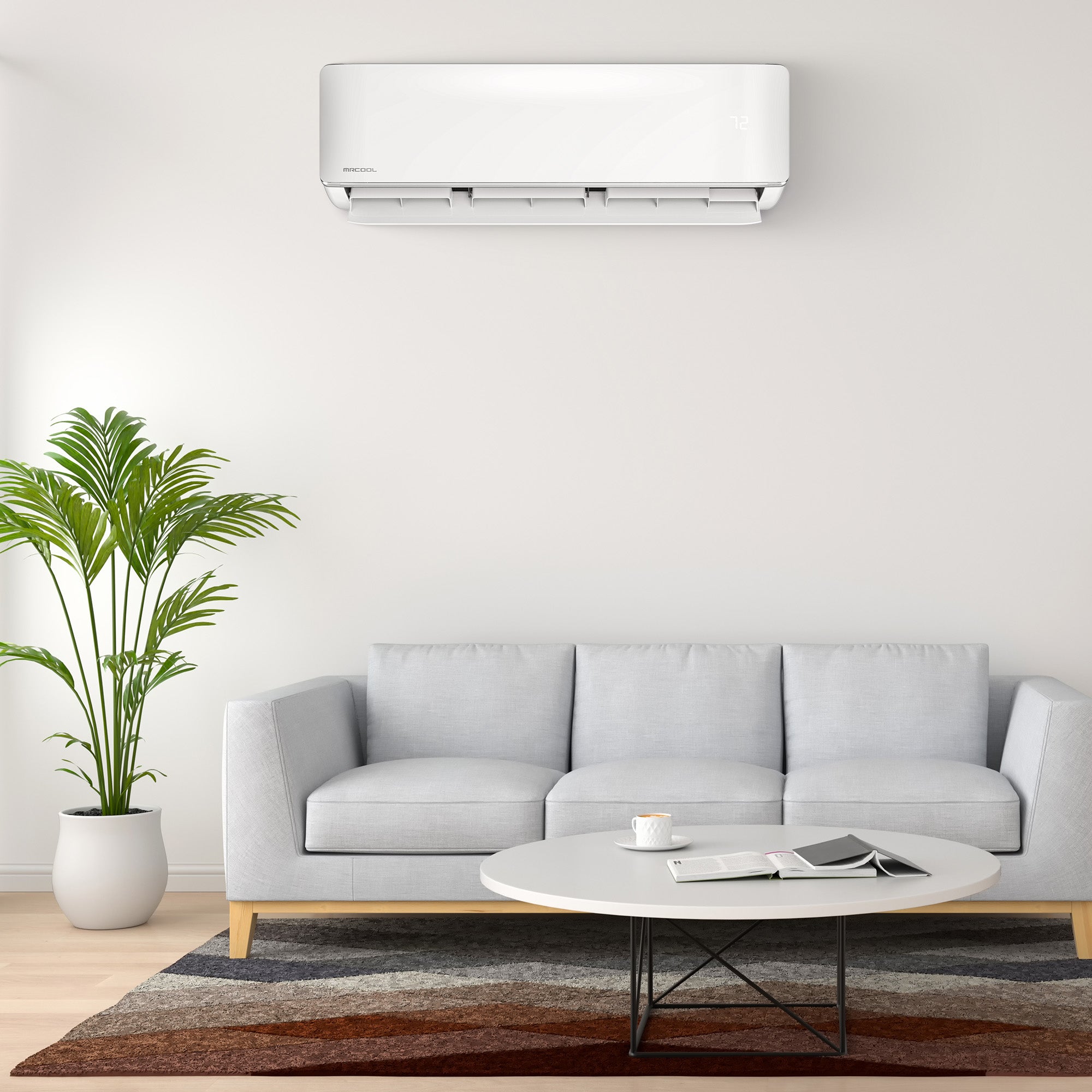 MRCOOL Advantage 36,000 BTU Ductless Inverter Wall Mount Heat Pump System, White - VMInnovations