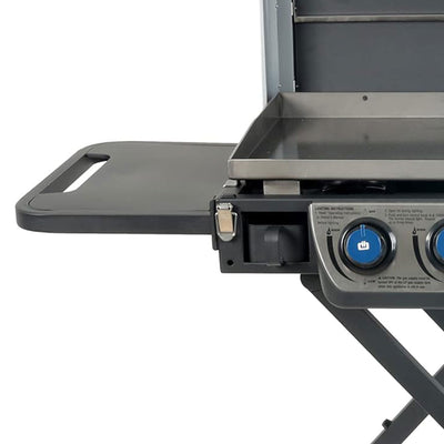 Razor Stainless Steel 3 Burner Griddle w/Portable Cart and Side Shelf (Open Box) - VMInnovations