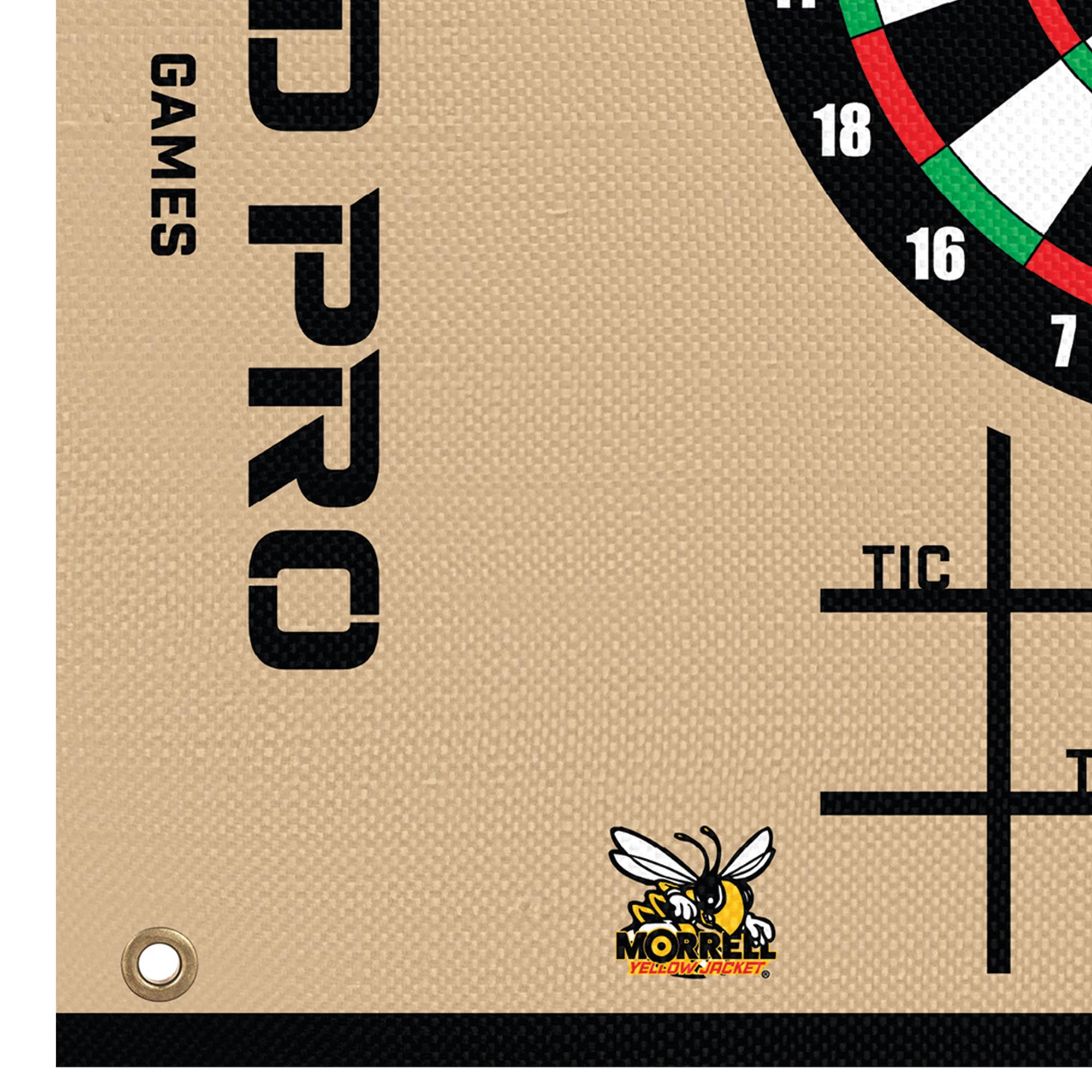 Morrell Yellow Jacket MOD Pro Games Wrap w/ Archery Pong and Dart Board Bullseye - VMInnovations