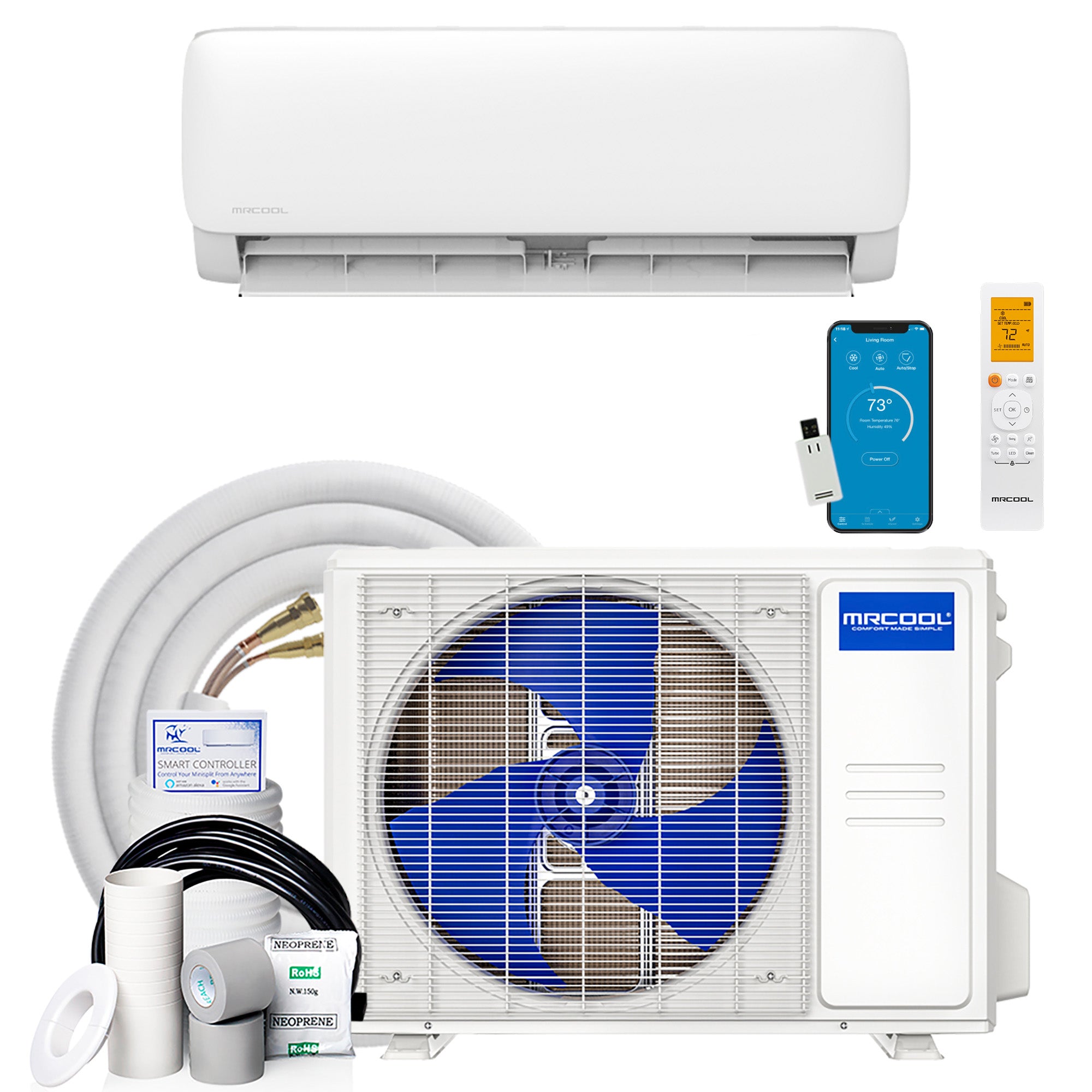 MRCOOL Easy Pro 24K BTU DIY Ductless Mini-Split Air Conditioner Heat Pump System