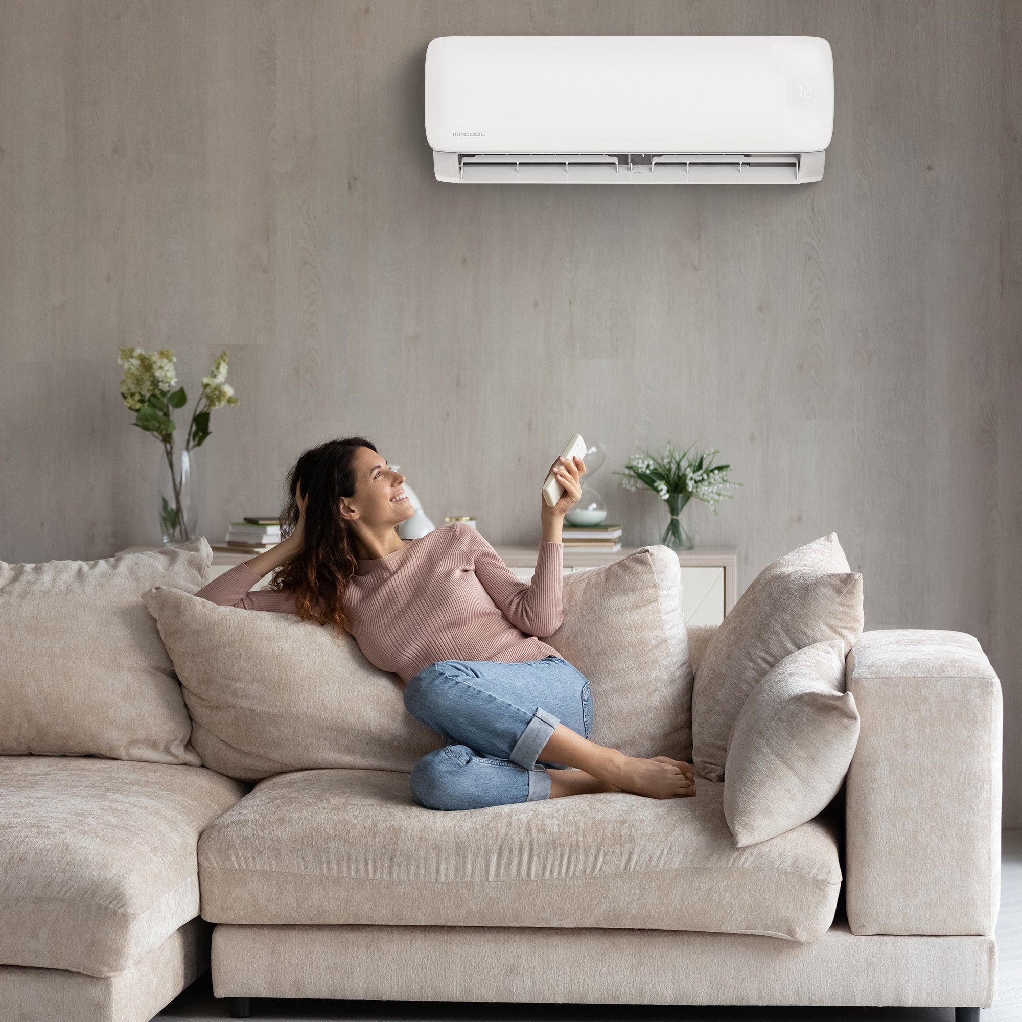 MRCOOL Easy Pro 18,000 BTU Ductless Heat Pump Split System with 16 Foot Lineset