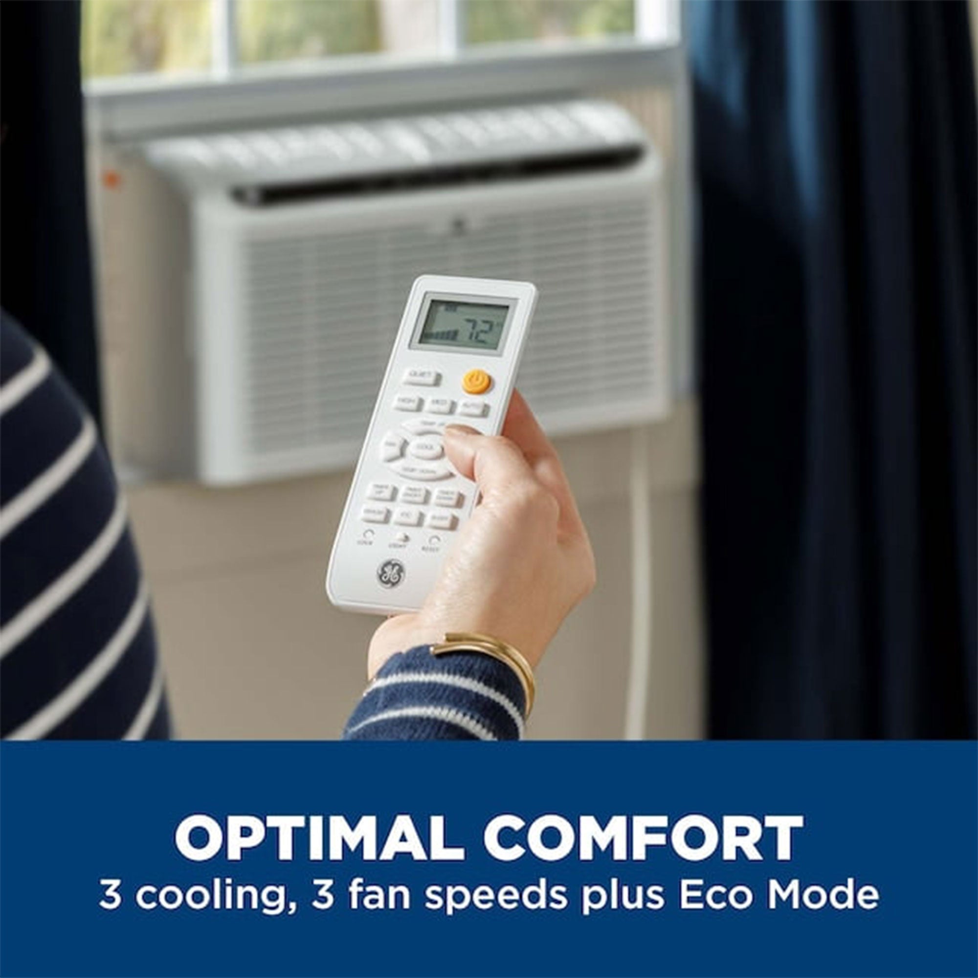 GE 8,000 BTU Ultra Quiet Window Air Conditioner for Medium Rooms (For Parts) - VMInnovations