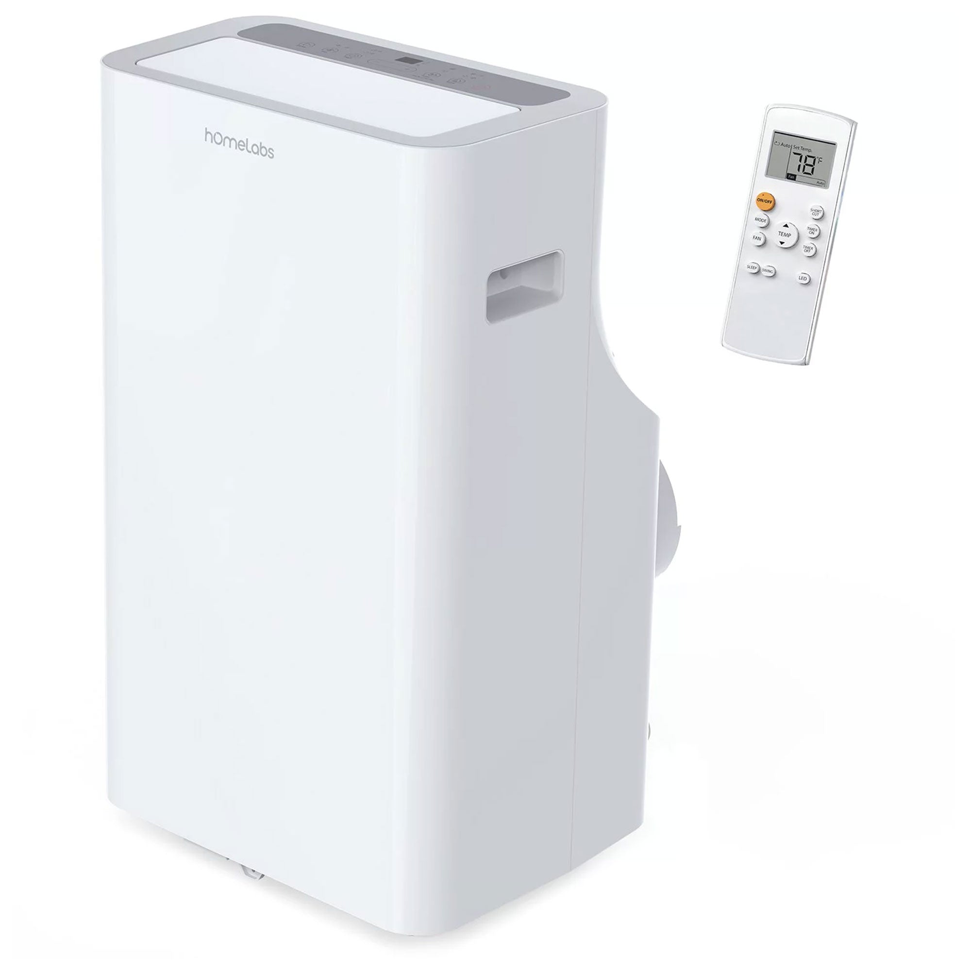 hOmeLabs 12,000 BTU Portable Air Conditioner with Washable Filter and Controller - VMInnovations