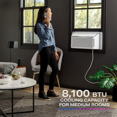 GE 8,200 BTWU Ultra Quiet Window Air Conditioner w/WiFi Enabled and Remote(Used) - VMInnovations