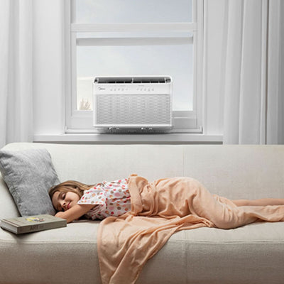 Midea 10,000 BTU U Shaped Window Air Conditioner Cools 450 Sq Ft (Open Box)