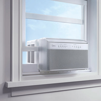 Midea 10,000 BTU U Shaped Window Air Conditioner Cools 450 Sq Ft (Open Box)