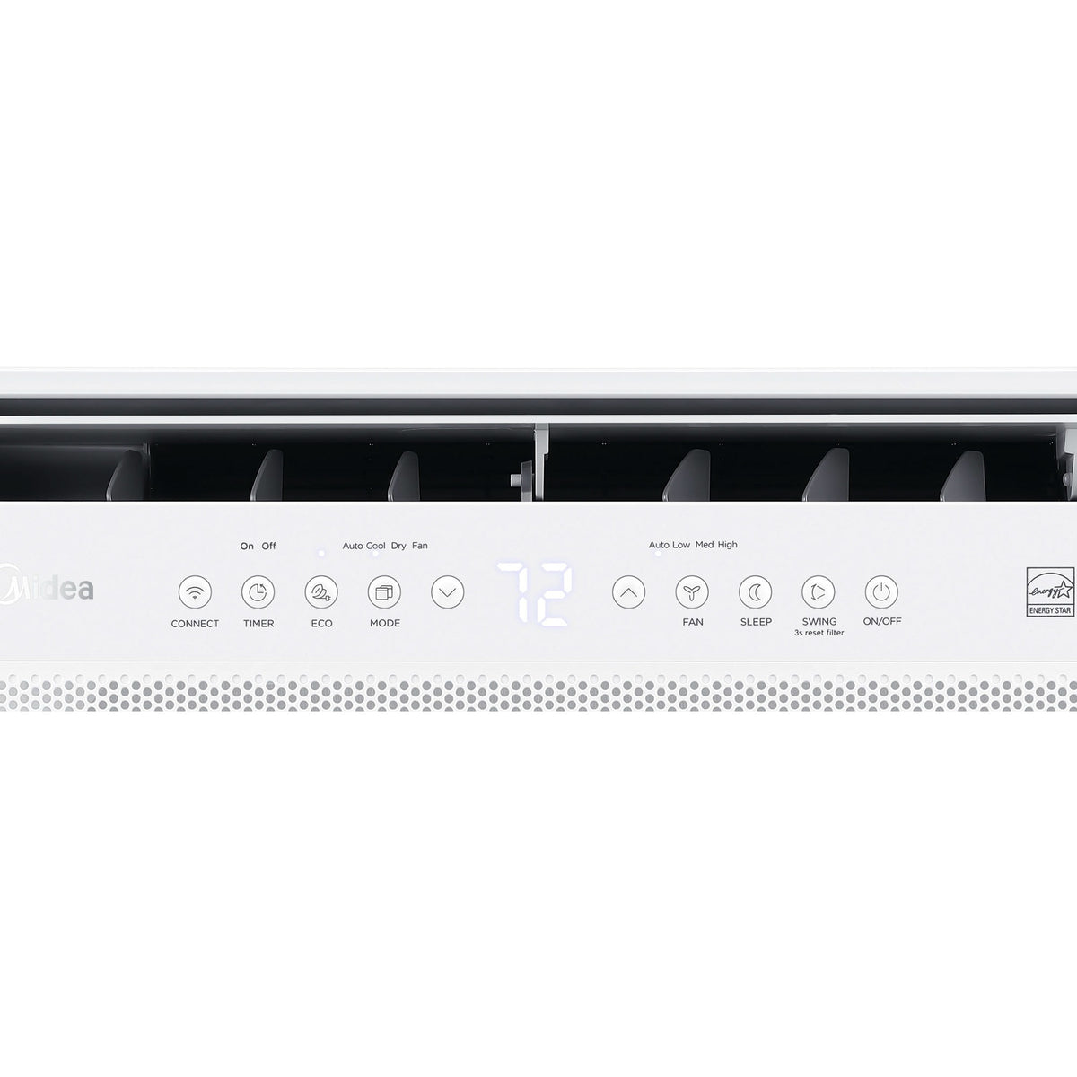 Midea 10,000 BTU U Shaped Window Air Conditioner Cools 450 Sq Ft (Open Box)