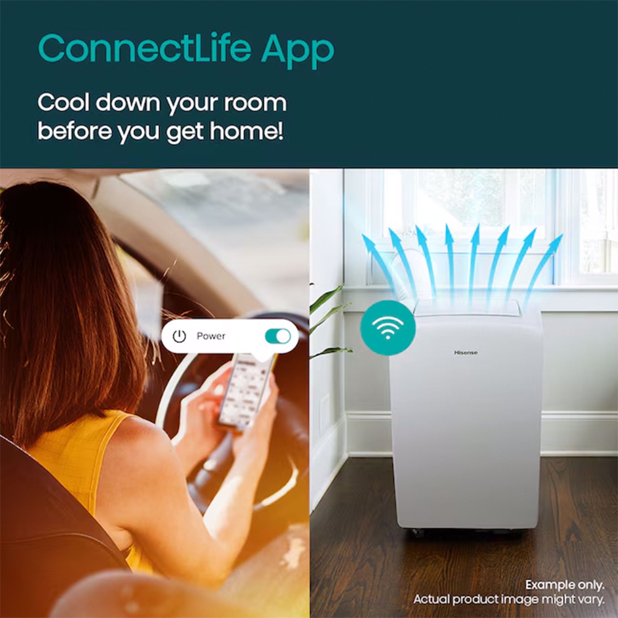Hisense 550 Sq Ft Portable Air Conditioner w/Heater & Remote Control (Used) - VMInnovations